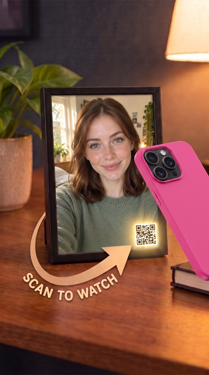 SayFrame — Personalized Photo + Scannable Video Message