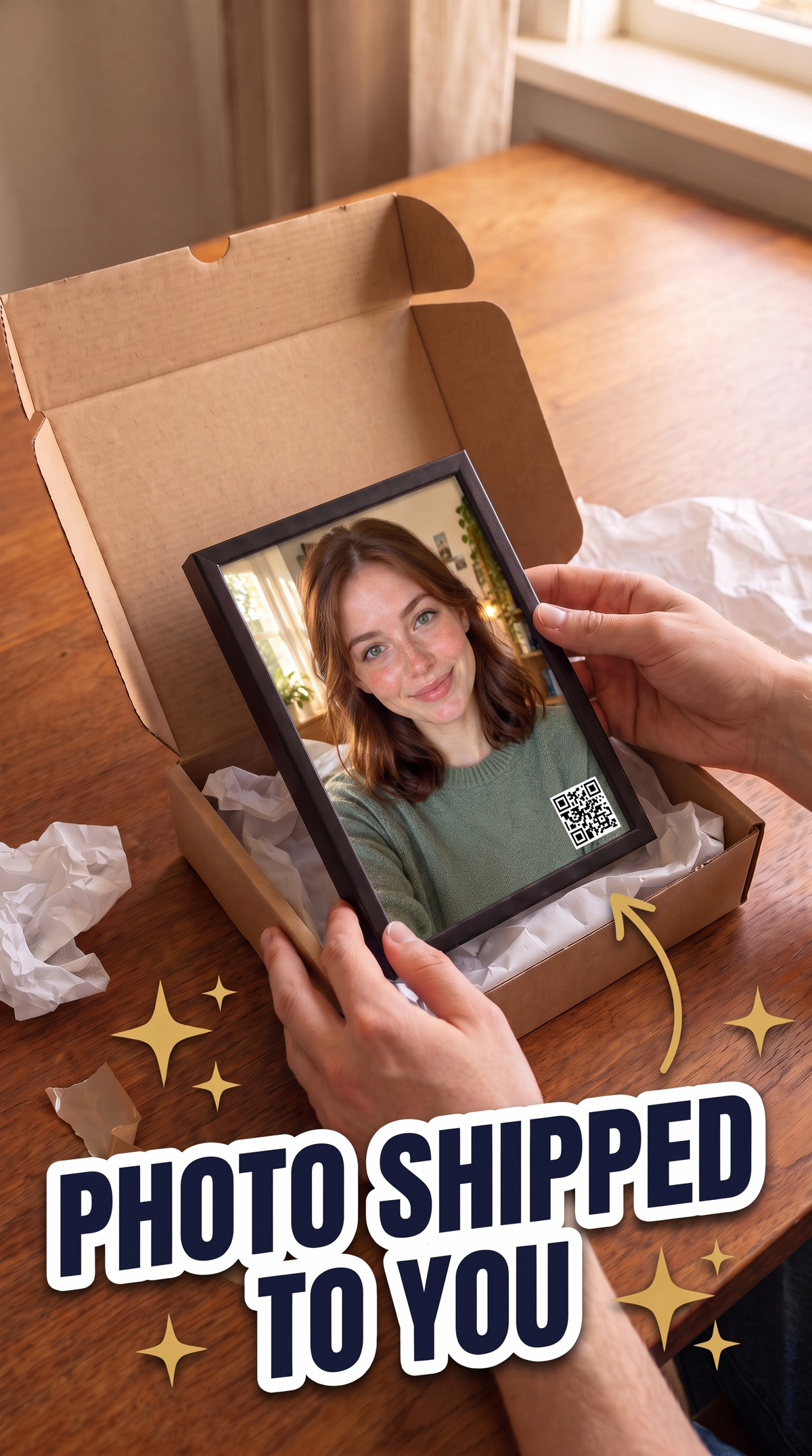 SayFrame — Personalized Photo + Scannable Video Message